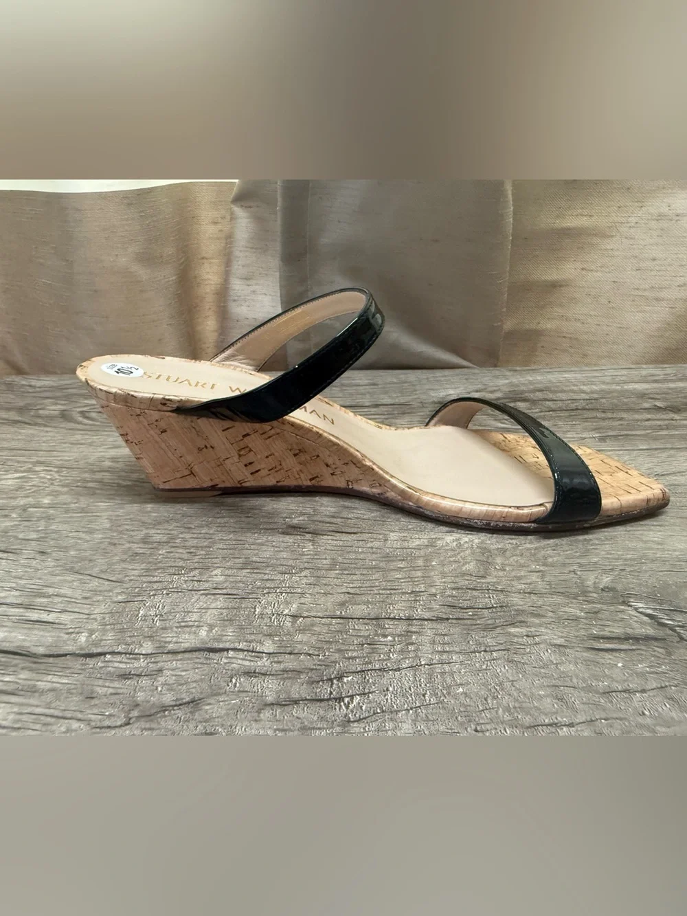 Stuart Weitzman Aleena 50‎ Wedge Slide Sandal size 10.5
